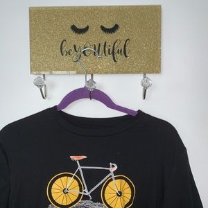 Black and yellow shirt